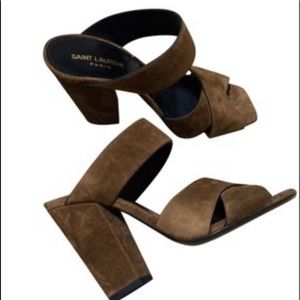 Brand New YSL Oak Brown Sandal 37.5